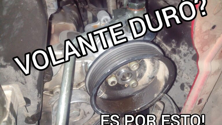 Guía Práctica para Sustituir la Bomba de Dirección Asistida