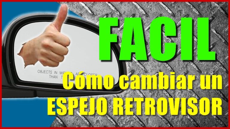 Gu&iacute;a para el Reemplazo de Retrovisor en Veh&iacute;culos